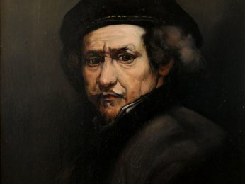Kunstsalon Posin, Freie Kopie nach Rembrandt, Selbstbildnis, Berlin 2006-07
